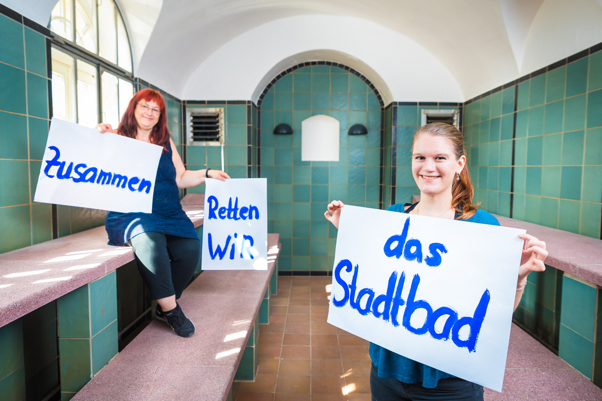 zusammen retten wir das Stadtbad. Gerolf Mosemann: 2020.